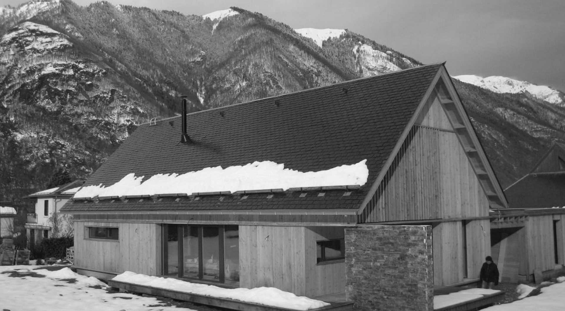 Maison à ossature bois construite par CBC, bardage bois