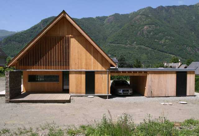 Extension à ossature bois