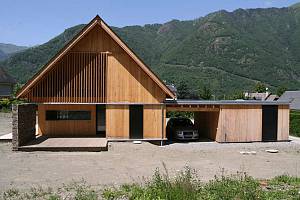Maison individuelle à ossature bois construite à Juzet-de-Luchon (31)